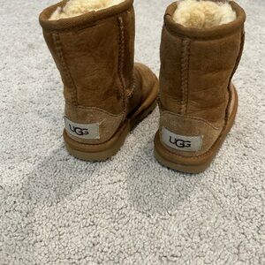 Toddler UGG Brown Shearling Boots